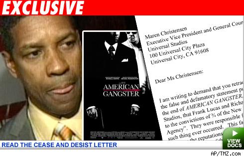 1126 american gangster ap DEA Agents Not Happy With Portrayal in American Gangster